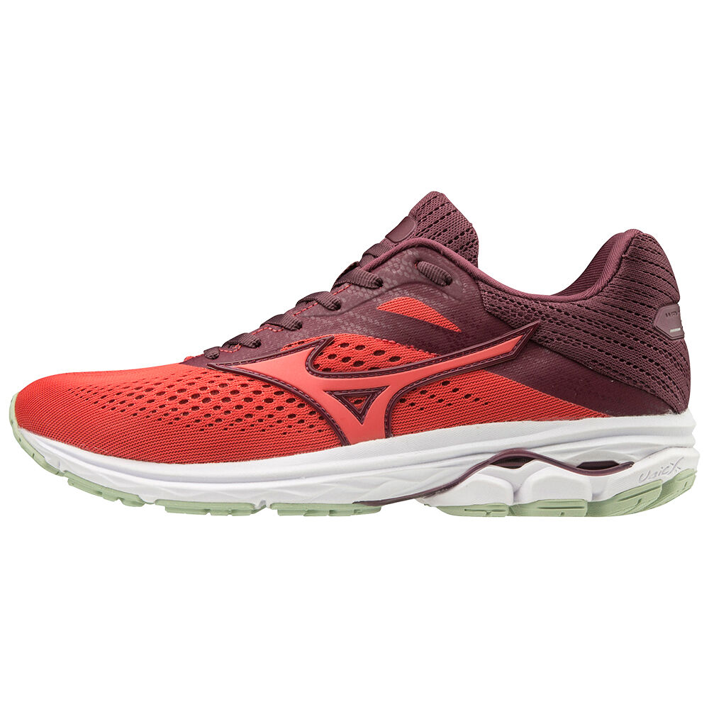 Womens Mizuno WAVE RIDER 23 Running Shoes Red/Burgundy Philippines (XPNVTZ329)